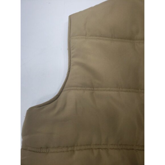 Field & Stream Sleeveless Vest Full Zip Tan Puffer Lined Pockets Size XXL - Picture 12 of 16